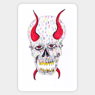 Cash Devil Sticker